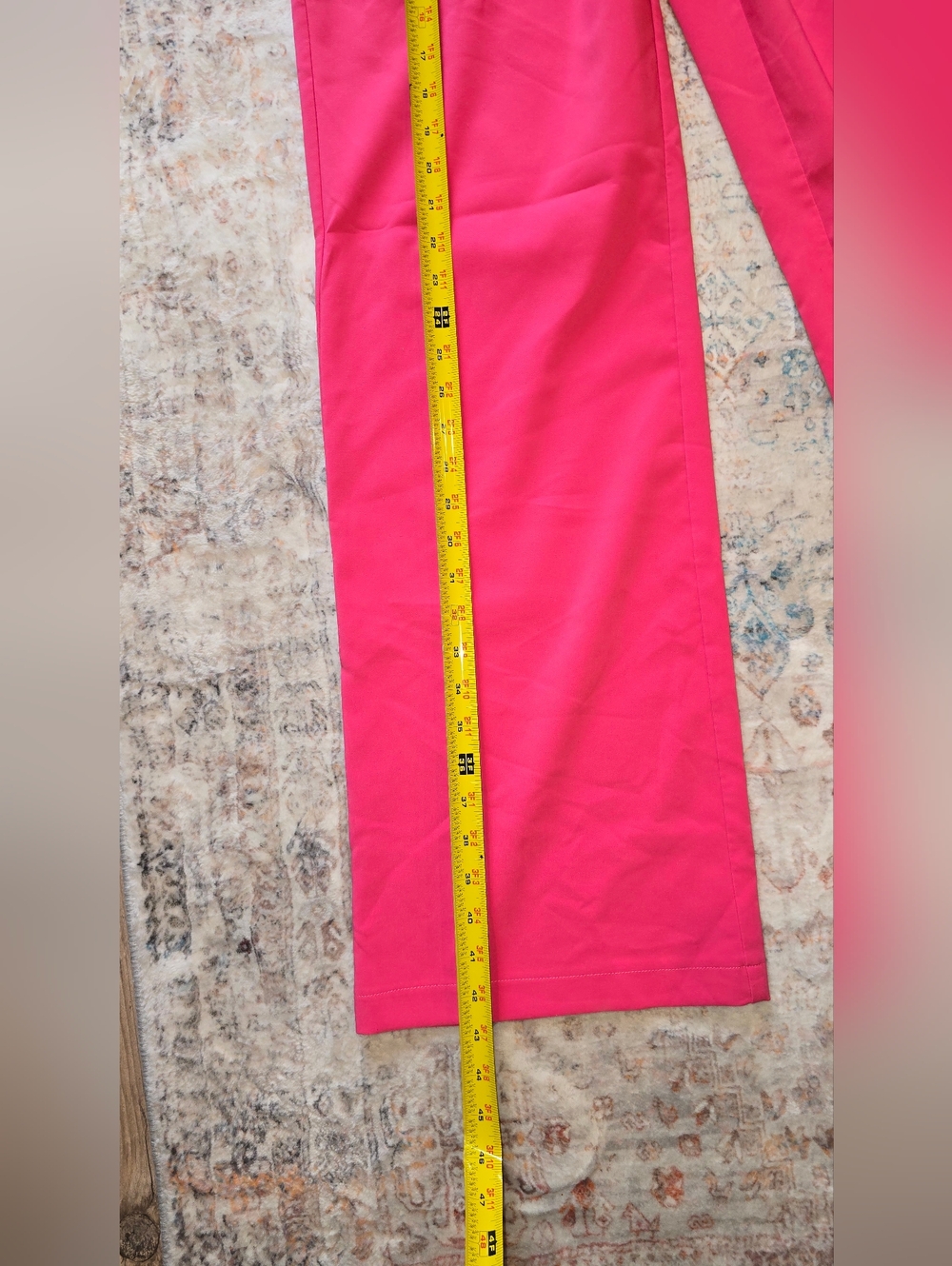 Bagatelle Hot Pink Palazzo Trousers High Rise Wide Leg-palazzo Fit Size Small - Picture 8 of 10